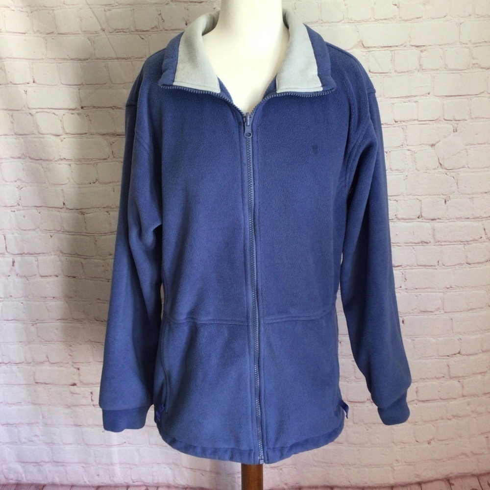 Columbia Core Interchange Periwinkle Fleece Full Zip Jacket - Size Medium